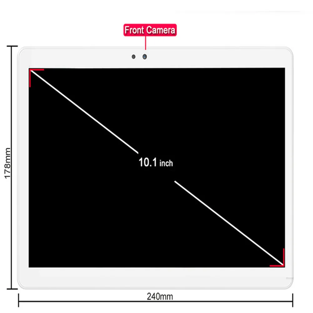 Планшет 10 дюймов Android 7,0 4 ядра смартфон 3G планшеты 16 ГБ HD ips WI-FI bluetooth gps BMXC tablet 10.1