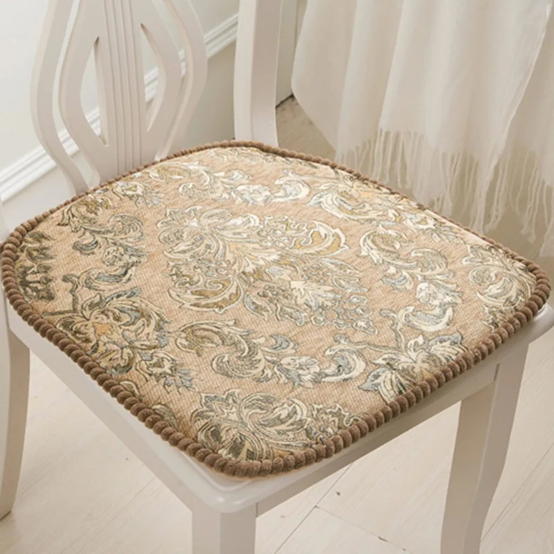 Традиционный китайский стиль подушки для стула для дома и офиса Удобная столовая Подушка для стула трапециевидная Толстая теплая подушка для сиденья