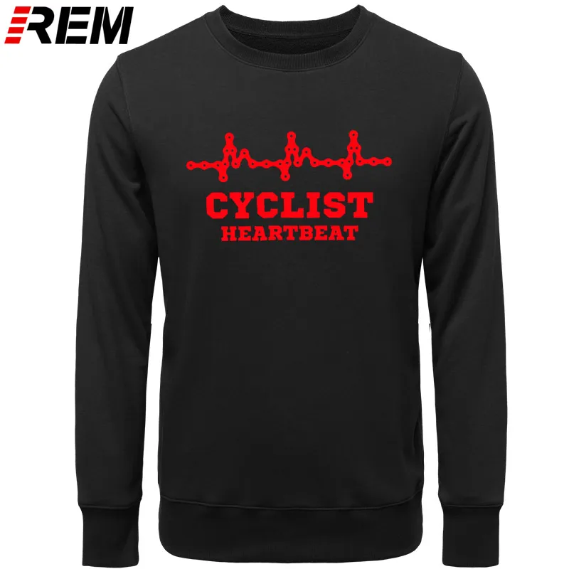 Для мужчин s CYCLINGer Cyclist Heartbeat Горный Дорожный велосипед Забавный велосипед мужские повседневные толстовки с длинными рукавами в китайском стиле, толстовки