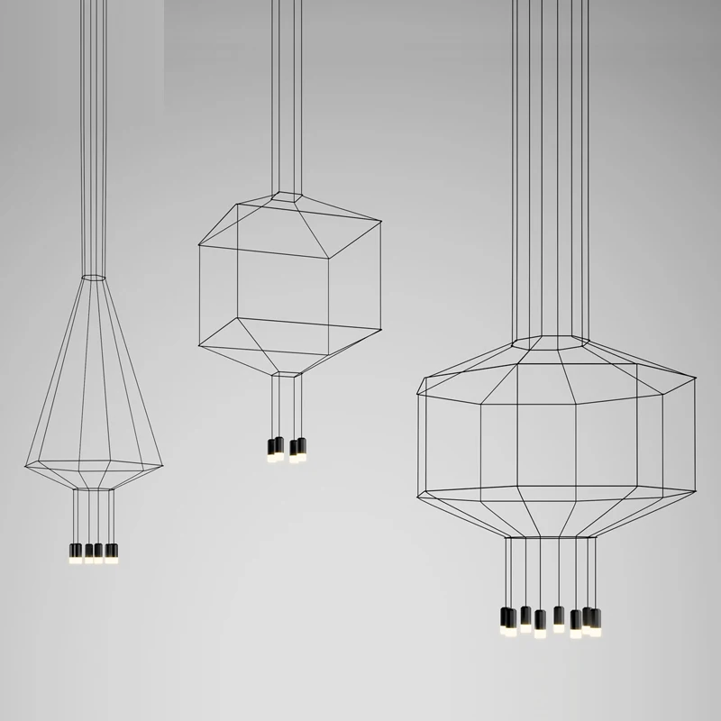 

Modern LED Pendant Lights Line Hanging light Droplight Suspension Ceiling lamp Simple Home Lighting luminiare Decoration Lamps