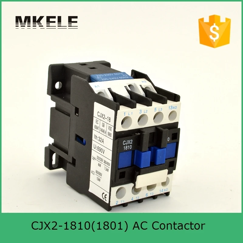 Магнитный контактор 3P + NC 220 В переменного тока модульный магнитный|ac contactor|contactor