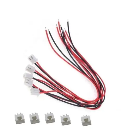 

5 комплектов XH2.54 2Pin 1007 24AWG односторонний 15 см соединитель для проводов