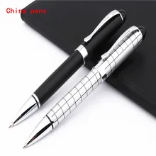 Роскошное Качество, 709, белый, черный цвет, линия, для ежедневной работы, бизнес, офиса, средний наконечник, шариковая ручка, студент, школа, офис, Statione