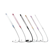 Металлический материал 10 светодиодный s гибкий USB Настольный Светильник Светодиодный Настольные лампы Настольный светильник гибкий PC power Bank ноутбук для чтения защита глаз