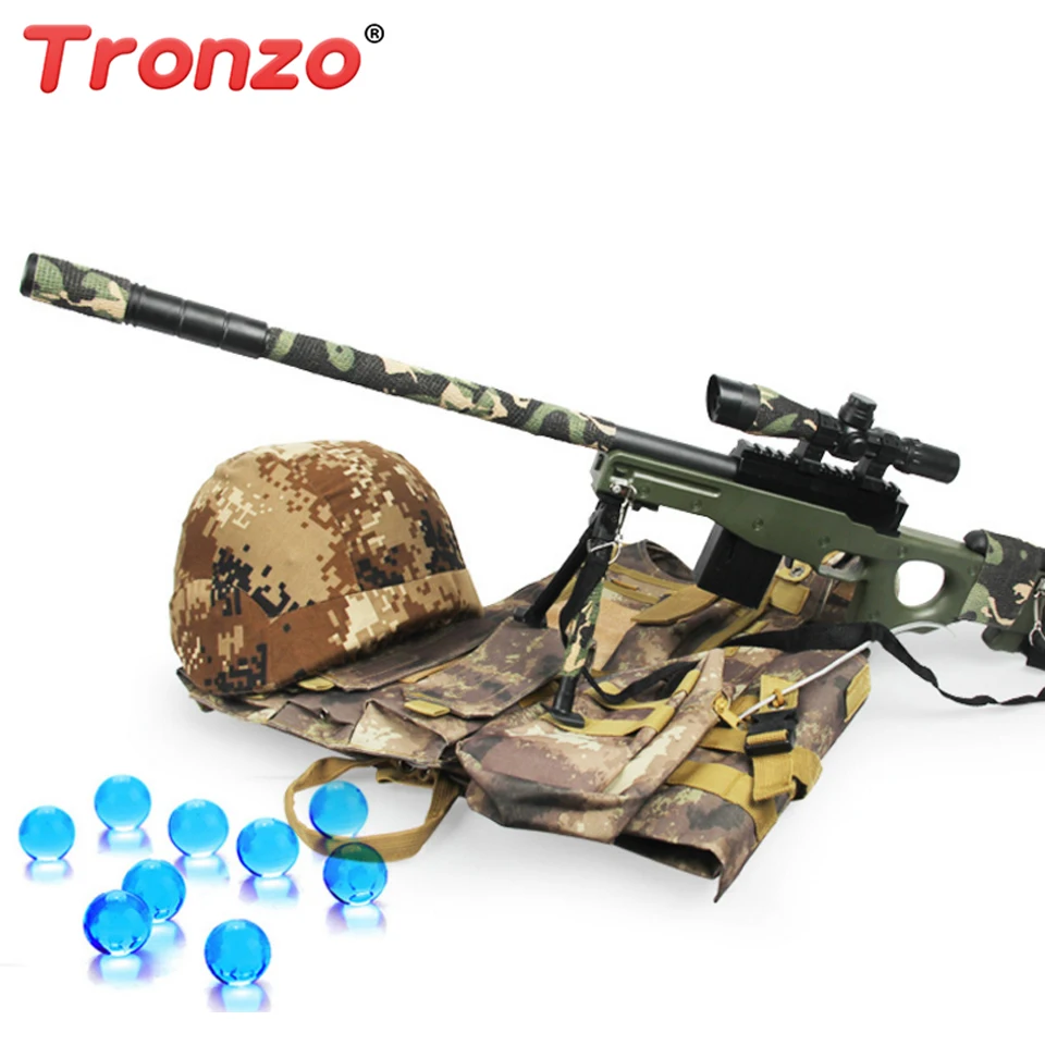 

Tronzo Toy Gun 79cm PUBG AWM Orbeez Gun Metal Sniper Rifle Airsoft Air Guns Simulation AWM Sniper Gun Toy Gift For Boys