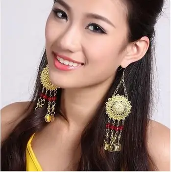 

NEW! belly dance accessories senior lotus belly dance earrings for women dance earrings accessories