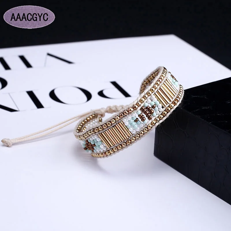 

Guoyi brand 2017 new bracelet, shrinkable rope simple handsome ladies jewelry fashion beaded accessories s026