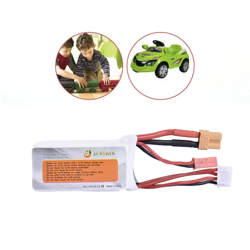 XF 850mAh 11 1 V 40C 3S JST разъем XT30 перезаряжаемая литиевая батарея для дистанционного