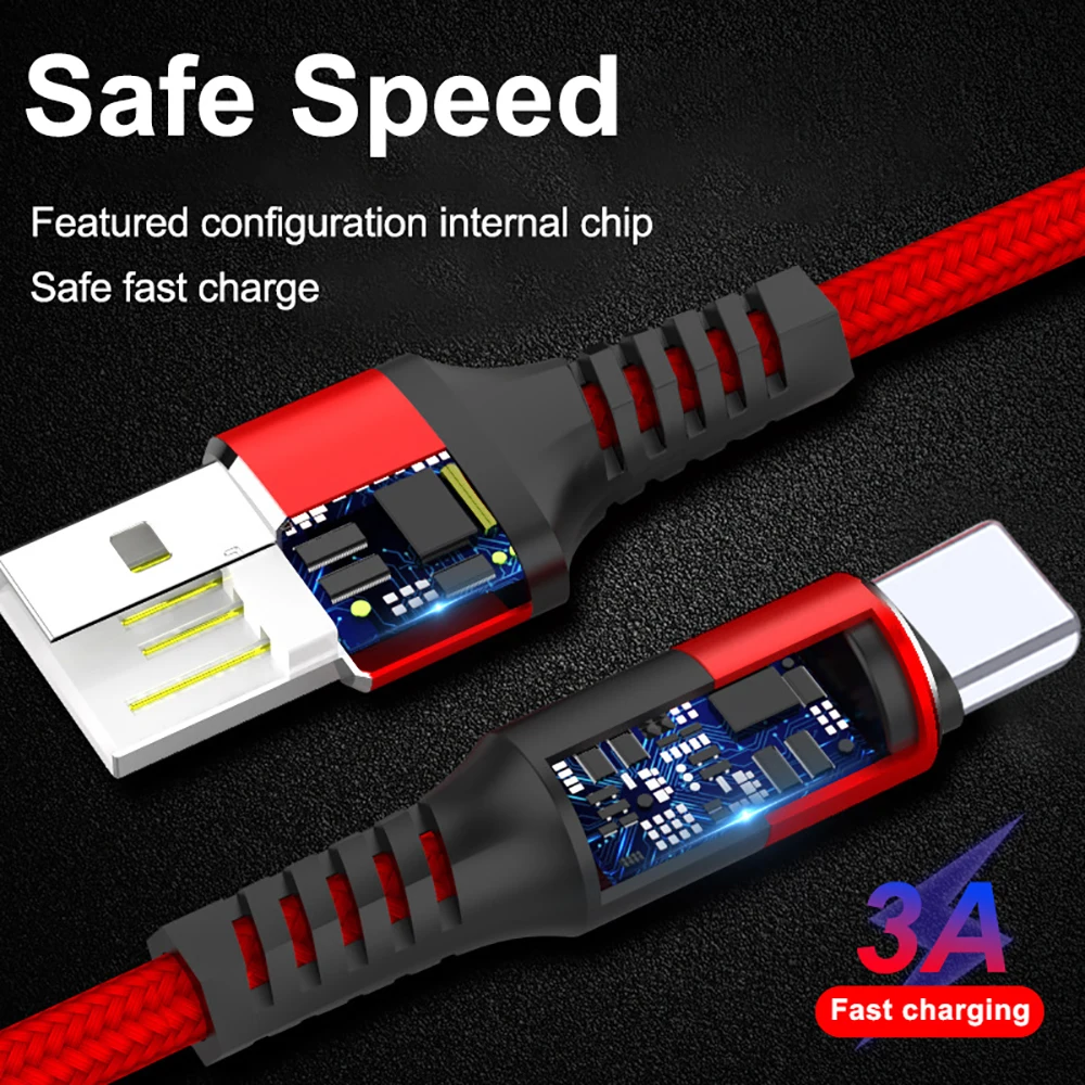 Jetjoy type C USB C 3A быстрая Синхронизация данных зарядный кабель для samsung Galaxy S10 S9 huawei Xiaomi nylontwing металлический порт 1 м