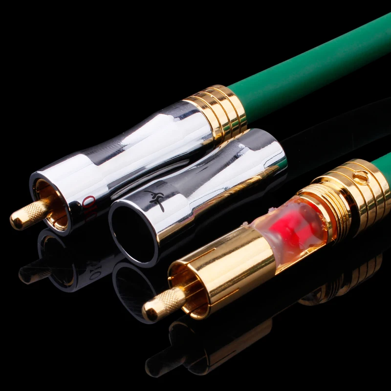 YYAUDIO High Quality Hifi Audio 2328 Pure Copper HiFi Audio cable RCA interconnect cable