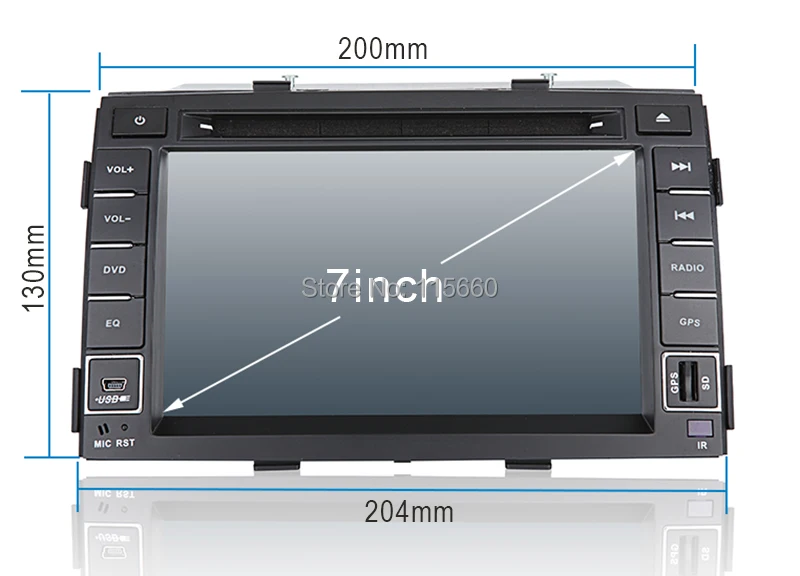 RoadRision car DVD player Auto radio for Kia Sorento 2012