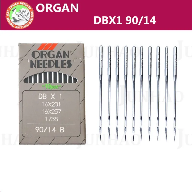 10 шт/упаковка высококачественные иглы ORGAN DBX1 90/14 промышленные прямострочные