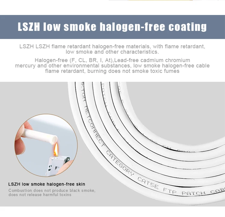 LSZH ftp cat6 rj45 patch cord cable detail-5