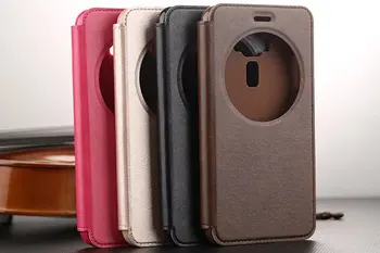 

A9 Ultra Thin PU Leather Flip Stand Cover Case For Asus Zenfone 3 ZE552KL 5.5" Case & View Window For Zenfone3 ZE520KL 5.2''