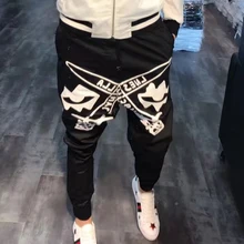 Весенние мужские Новые повседневные брюки молодежные модные тренды европейской и американской моды мужские микро шаровары брюки костюмы