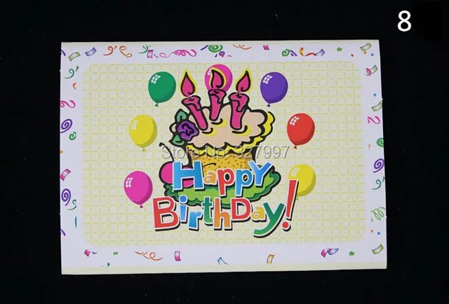 children birthday invitations cards kids girls boys cartoon greeting