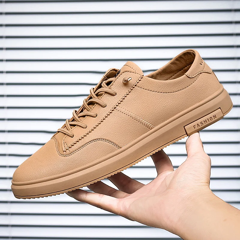 

Men Loafers Flat Summer Shoes PU Leather Barefoot Casual Shoes Solid Man Sneakers 2019 Trend Man Shoes Solid Color C4