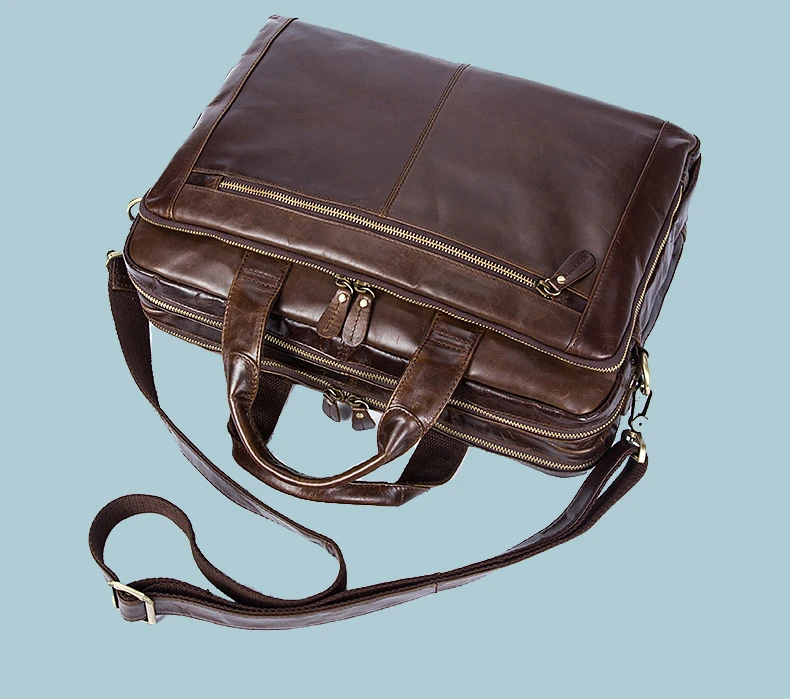 TIANHOO 14 дюймов ноутбук сумка Портфель Бизнес натуральная кожа мужские сумки для работы через плечо и мешок руки мужские сумки