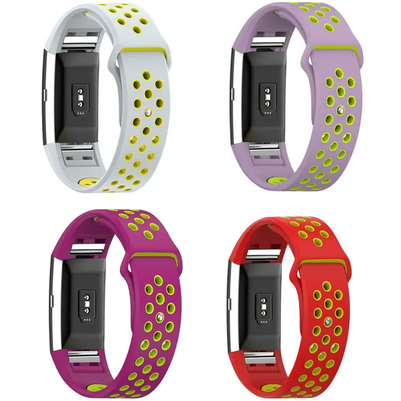 

2017 Silicone Soft Watch Band For Fitbit Charge 2 Strap Adjustable Replacement Sport Strap For Fitbit Charge2 WatchBands Casual