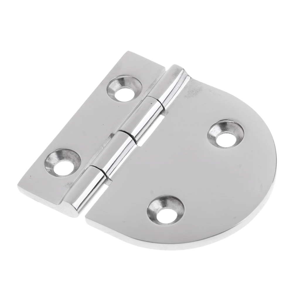 Durable Marine 316 Stainless Steel Flush Strap Hinge Door Hinge for Marine Fishing Boat Yacht RV Dinghy Home Desk Replacement