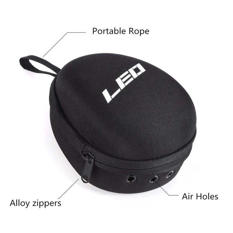 EVA Drop-Shaped Fishing Reel Bag Three Layer Multi Functional Nylon Fishing Bag For Fishing Reel Protective Accessories Bag  (1)