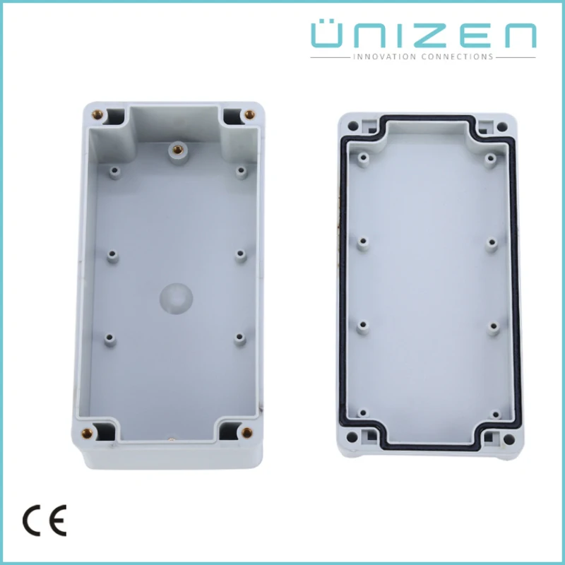 

UNIZEN AG-0816-5 Waterproof Plastic Enclosure Box Electronic Project Instrument Case Outdoor Junction Box 160x80x55mm