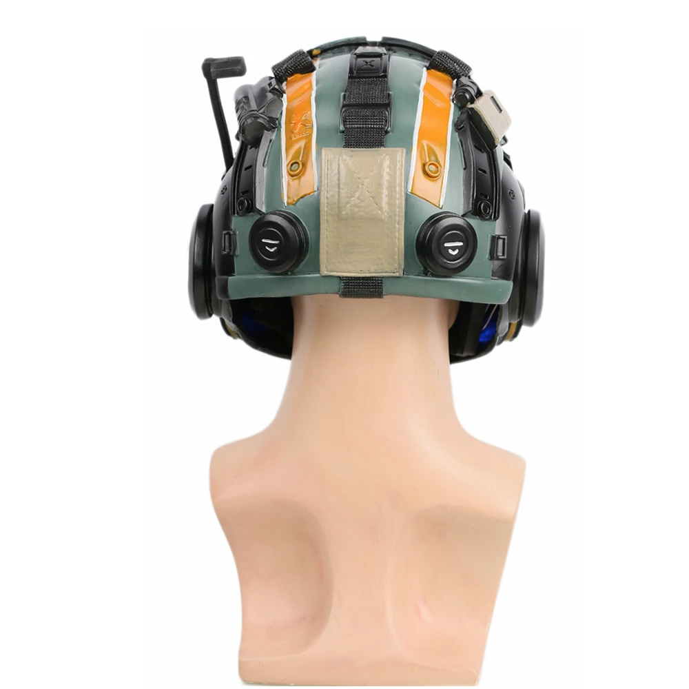 Titanfall 2 Jack Cooper Helmet Full Head Cosplay Mask with LED Light - XCOSER Men's Party Costume Props image 5