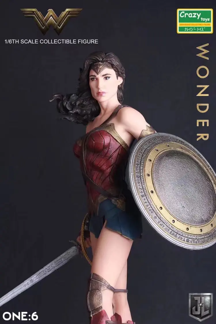 

Crazy Toys 1:6 DC Justice League Super Hero Wonder Woman PVC Action Figure Collectible Model Toy 12inch 30cm