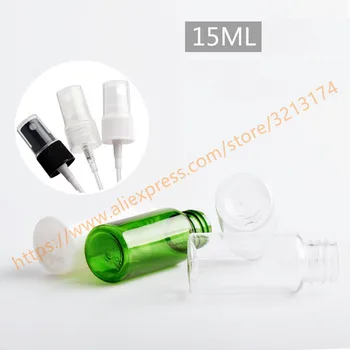 

15ml PET travel refillable perfume bottle with PP atomizer spray/mist,perfume container,perfume packing, sample bottles