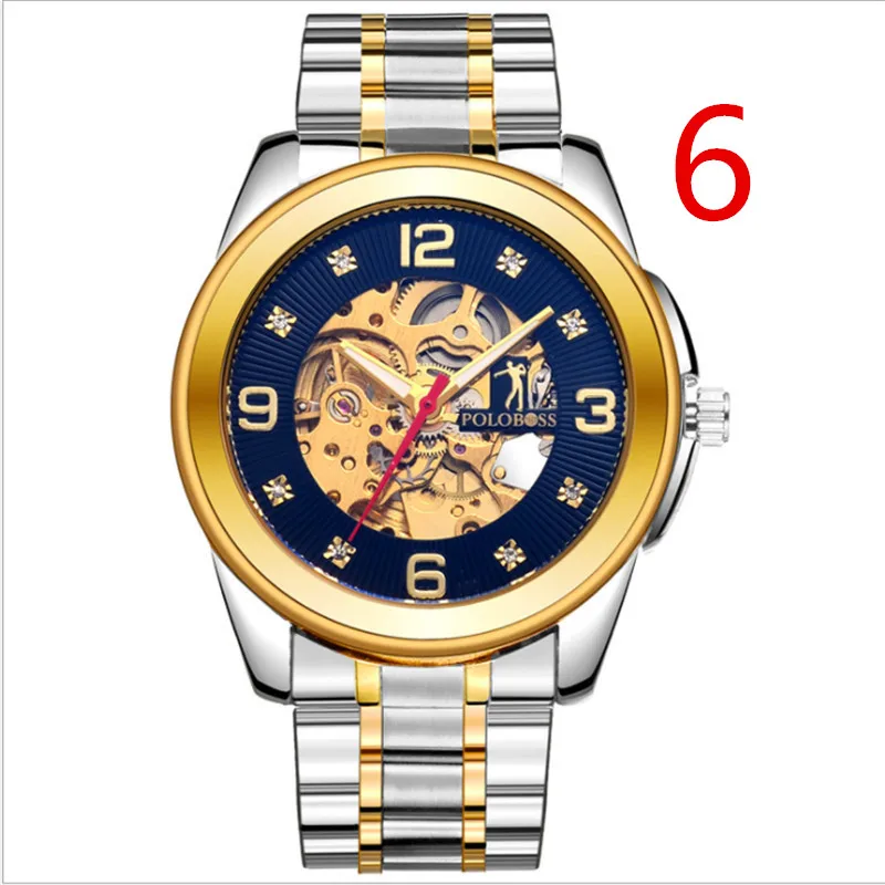 

2019 watch male business casual steel belt couple models men 0389#