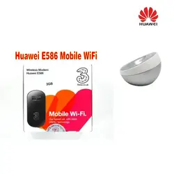 Новые популярные Huawei E586 3G мобильный HSPA + 21 Мбит UMTS WLAN точка доступа Wi-Fi Портативный + док-станции