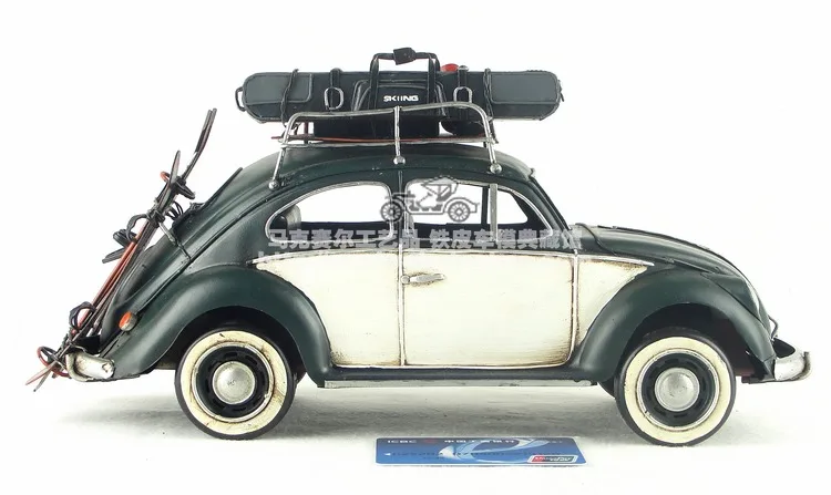 Хит, классический двигатель, Ретро стиль, Volkswagen Beetle, модель автомобиля 1938, креативная мини железная модель, лучший подарок, украшение для дома, бара