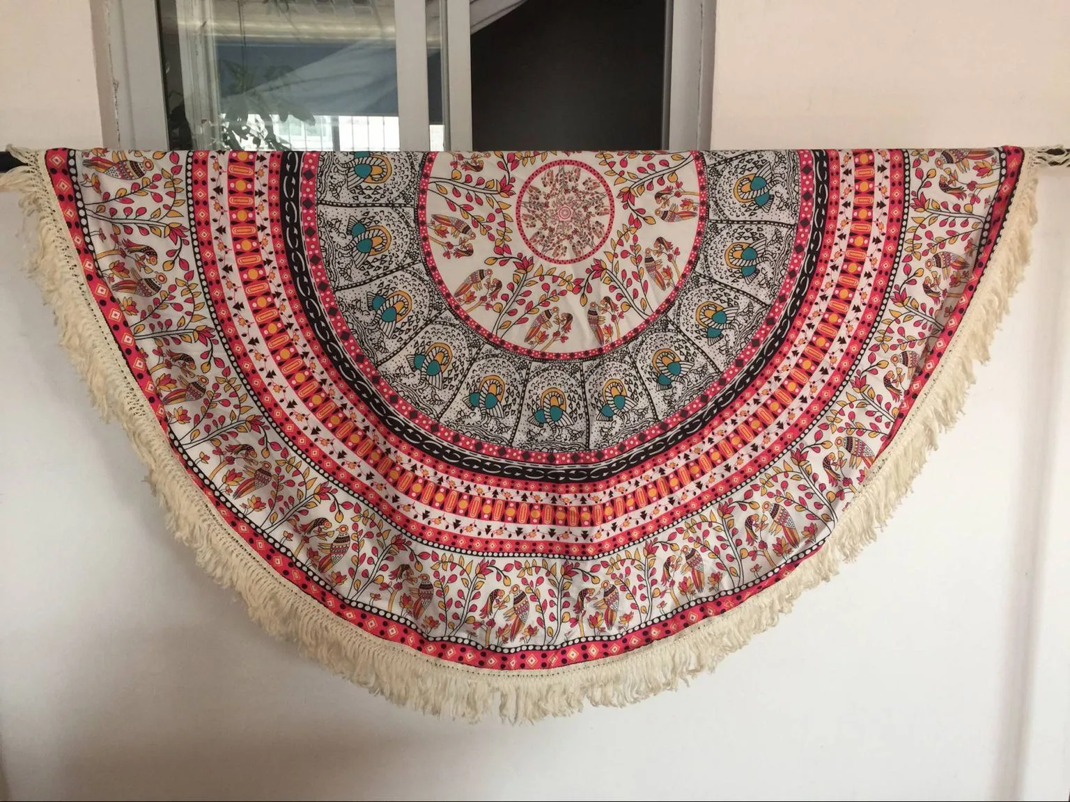 Пляжное покрывало парео круглая кисточка гобелен пляжное полотенце Мандала Коврик для йоги коврик для песка Cangas De Praia Redonda tr1 3,11