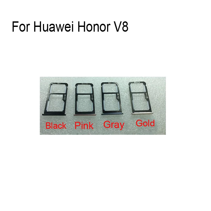 Vassoio Per Scheda Sim Originale Al 100% Per Huawei Honor V8 V8 Vassoio Per Scheda Sd Supporto Per Scheda Sim Cassetto Per Scheda Sim Per Huawei Honor