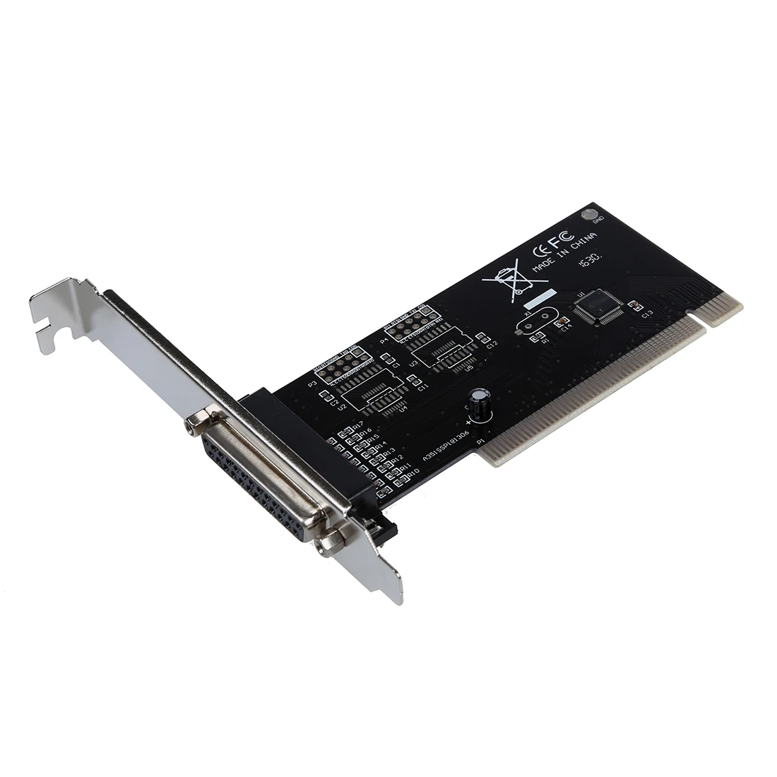 

DB25 Parallel Port IEEE 1284 Printer PCI Controller Card Adapter Black