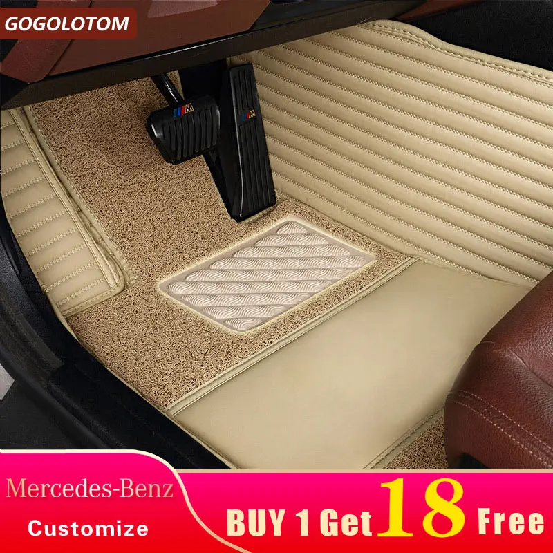 

Custom Fit Car Floor Mats for Mercedes Benz All Models E C GLA GLE GL CLA ML GLK CLS S R A B CLK SLK G GLS GLC Vito Viano Liner