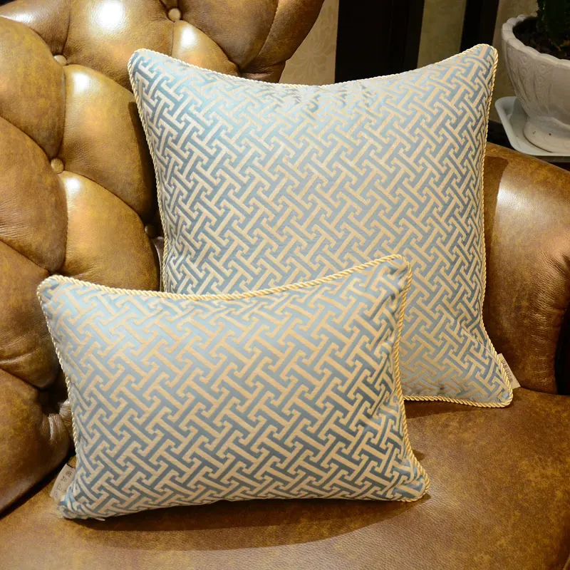 European Luxury Elegant Geometry Sofa Decorative Throw Pillows Cushion