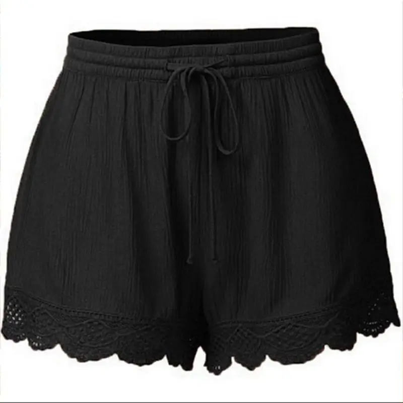 Senza Fretta Sexy Shorts For Women Plus Size 5xl Drawstring Short Cloths Femme 2018 Summer Street Fashion Loose Clothing Women 