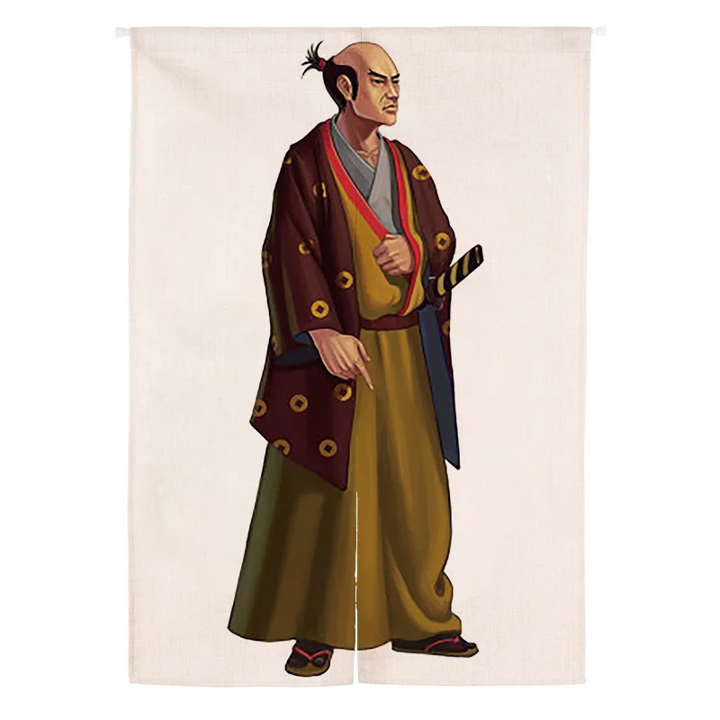 Японская дверь Ukiyo-e, занавеска для кухни, подвесная занавеска, занавеска, Норен, японская занавеска, входная дверь фэн-шуй, занавеска - Цвет: 2