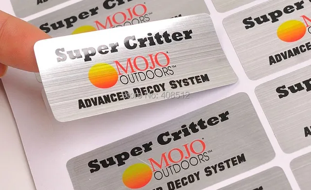 gloss sticker printing