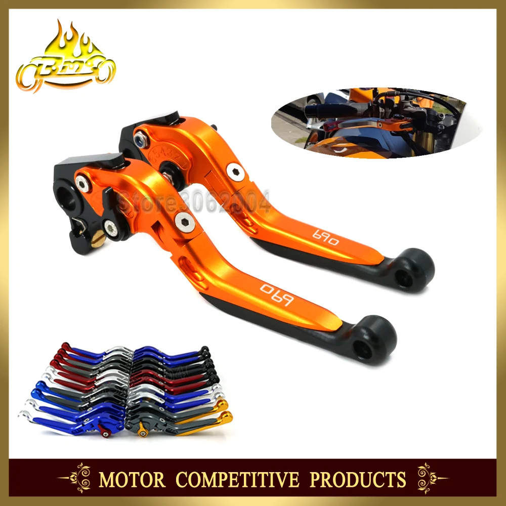 Folding Extendable Adjustable Motorcycle Brakes Clutch Levers For KTM