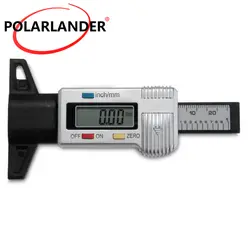 Автомобильных шин глубиномера тормозной башмак датчик polarlander ЖК-дисплей дисплей протектора глубиномера автомобильных шин глубины тестер