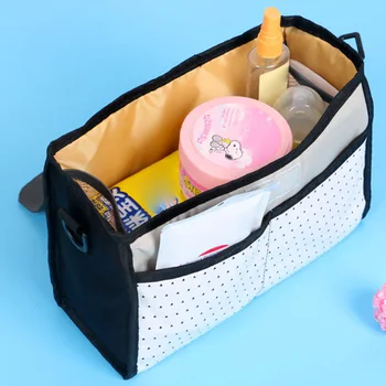 

Portable Baby Carriages Mummy Bag Stroller Hanging Bag Multifunctional Baby Nappy Storage Tool Waterproof Stroller Hanging Bag