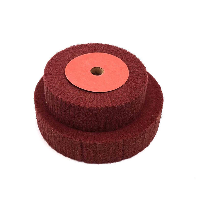 URANN 1 шт. 150 мм 200 мм нетканый чистящий коврик 6 "/8" колеса для полировки металла шлифовальные круги абразивное волокно полировальный диск