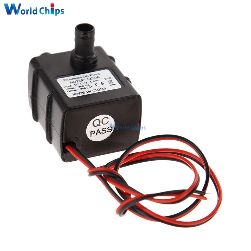 

DC 12V Hydroponics Heating Mattress Food Mdical Super Sound-off Water Cooling Cycle Brushless Pressure Boost DC Pump