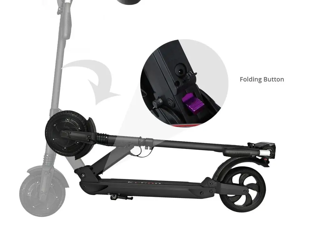 Sale [Poland Stock]KUGOO S1 Folding Electric Scooter 350W Motor LCD Display Screen 3 Speed Modes 8.5 Inches Solid Rear Anti-Skid Tire 9