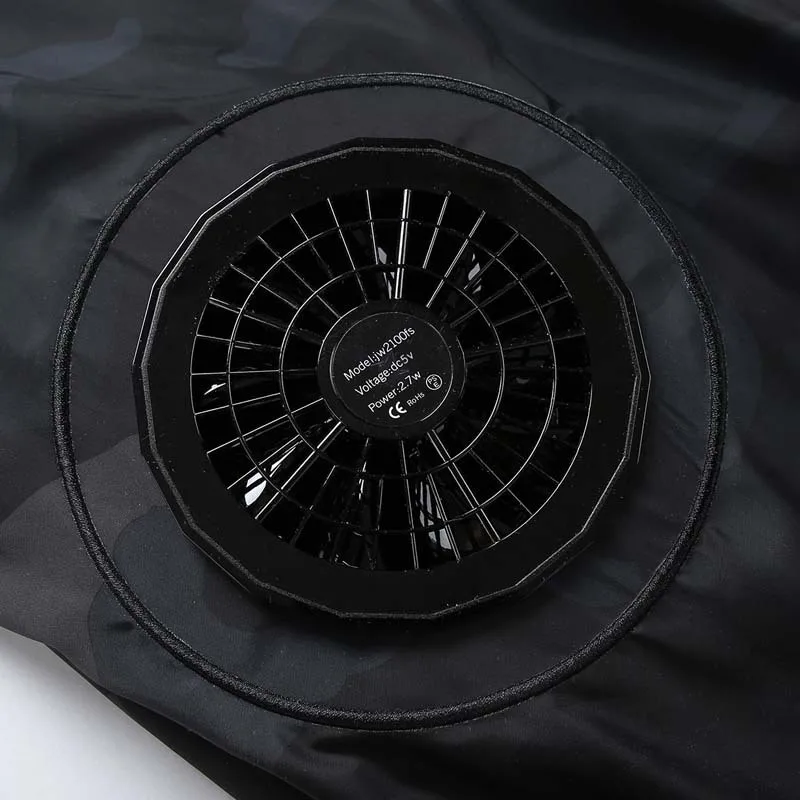 Aufdiazy Air Conditioning Vest USB Cooling Fan Jacket For High Temperature Outdoor Working Fishing Summer Smart Clothes IM058  (5)