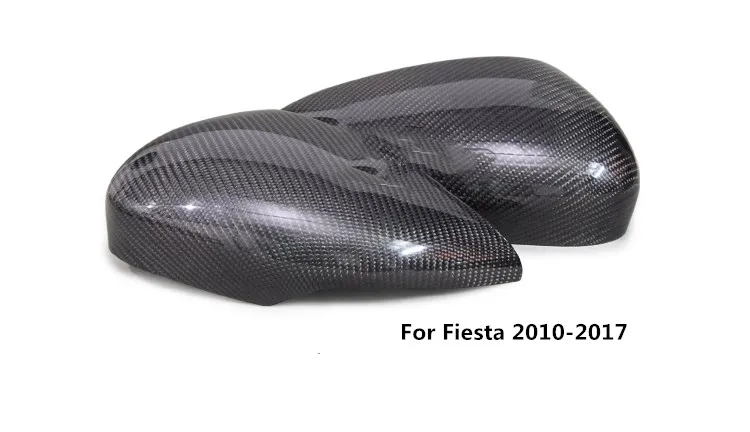 Углерода волокно сменных заднего зеркала Чехлы для мангала модификации автомобиля ford focus kuga Ecsport край mondeo Taurus Escort Fiesta - Цвет: for fiesta
