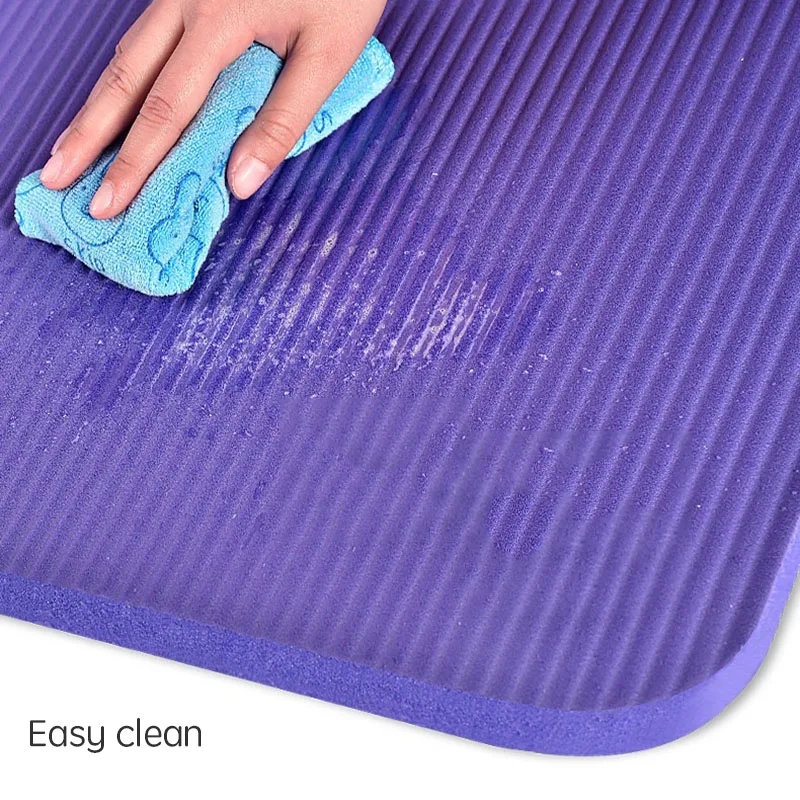 181x61x10 мм супер Коврик для йоги нескользящий текстурированный поверхностный Коврик для йоги nbr материал спортивная защита для пилатеса йоги Универсальный с ремешком
