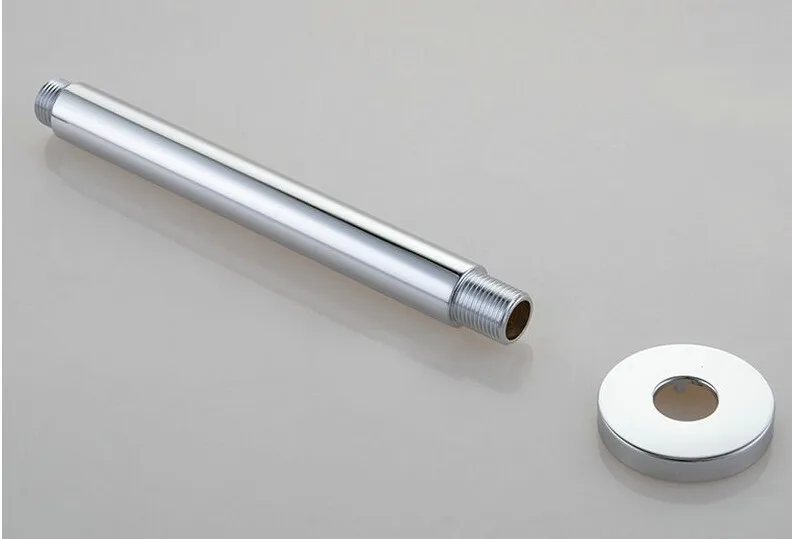 30 см хромированный душевой кронштейн потолочный круглый хромированный душевой стержень для тренировки рук в ванной комнате аксессуары
